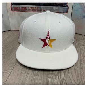 New Era 59Fifty 2022 Cleveland NBA All Star Game Hat sz 7 3/8 White Xhibition